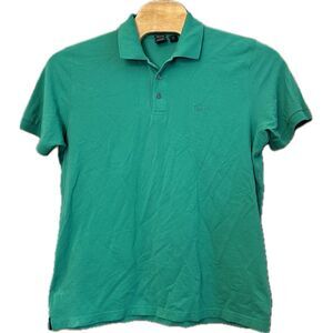 Boss Hugo Boss Polo Shirt Mens XXL‎ Green Short Sleeve Pima Cotton